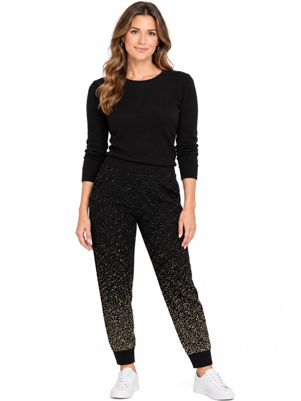 Torrid Black Gradient Speckle Knit Bottoms Size 2X 🆕